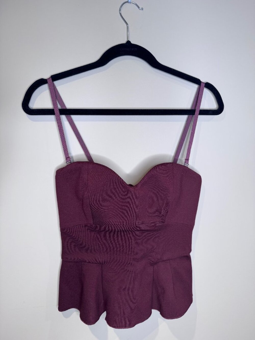 Babaton (Aritzia) | 'Graeme' Bustier Corset Strapless Peplum Top | Size 6